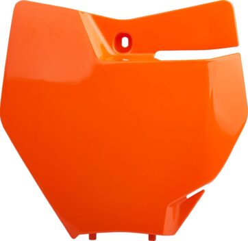 NUMBER PLATE ORANGE