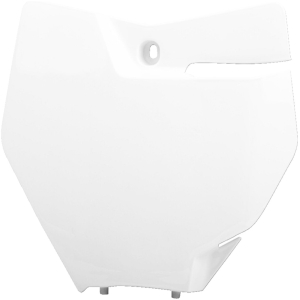 NUMBER PLATE WHITE