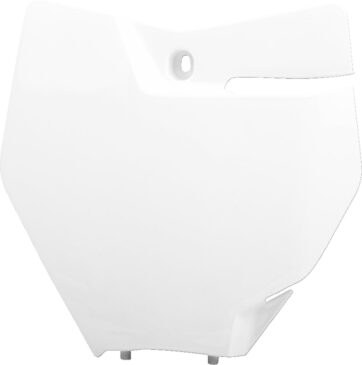 NUMBER PLATE WHITE