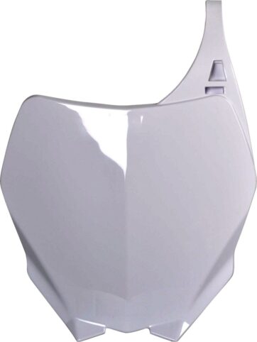 NUMBER PLATE WHITE