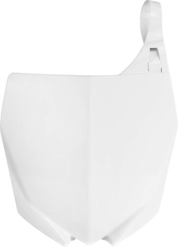 NUMBER PLATE WHITE