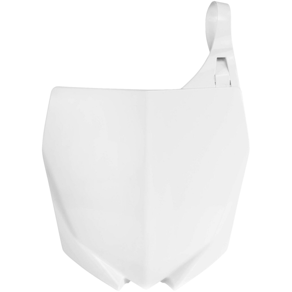 NUMBER PLATE WHITE