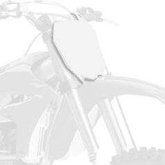 NUMBER PLATE WHITE
