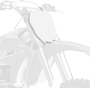 NUMBER PLATE WHITE