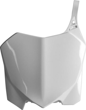 NUMBER PLATE WHITE