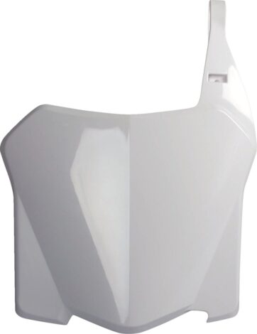 NUMBER PLATE WHITE