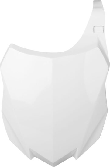NUMBER PLATE WHITE
