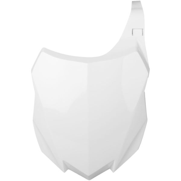 NUMBER PLATE WHITE