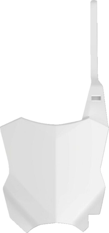 NUMBER PLATE WHITE