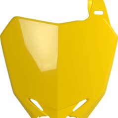 NUMBER PLATE YELLOW