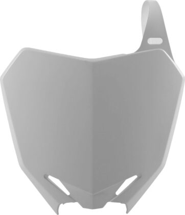 NUMBER PLATE WHITE