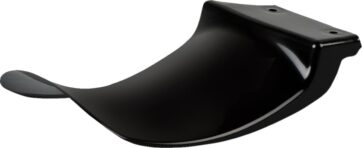REAR SHOCK FLAP BLACK