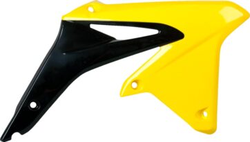 RADIATOR COVERS BLACK/YELLOW