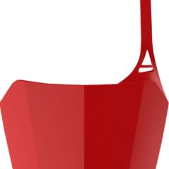 NUMBER PLATE RED