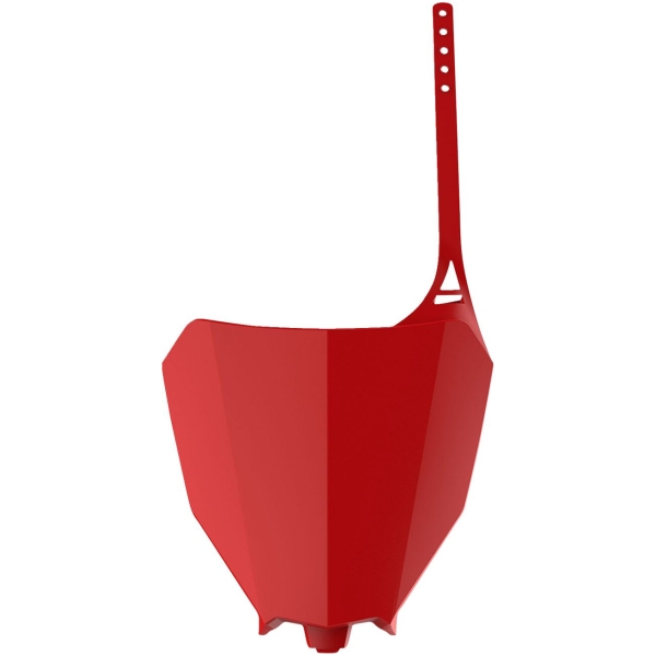 NUMBER PLATE RED