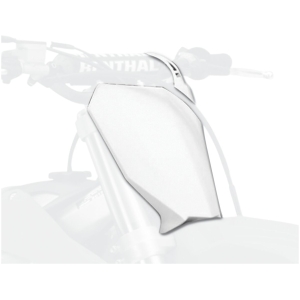 NUMBER PLATE WHITE