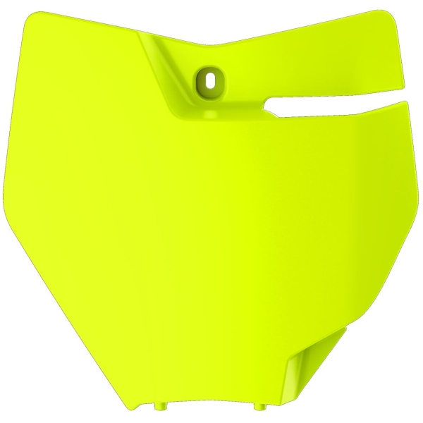 FRONT NUMBER PLATE FLUO YELLOW
