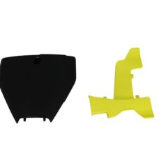 FRONT NUMBER PLATE FOR HUSQVARNA TC/FC BLACK
