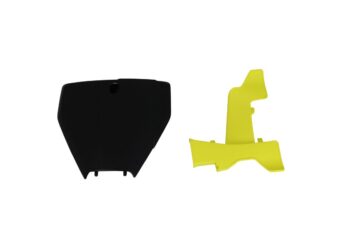 FRONT NUMBER PLATE FOR HUSQVARNA TC/FC BLACK