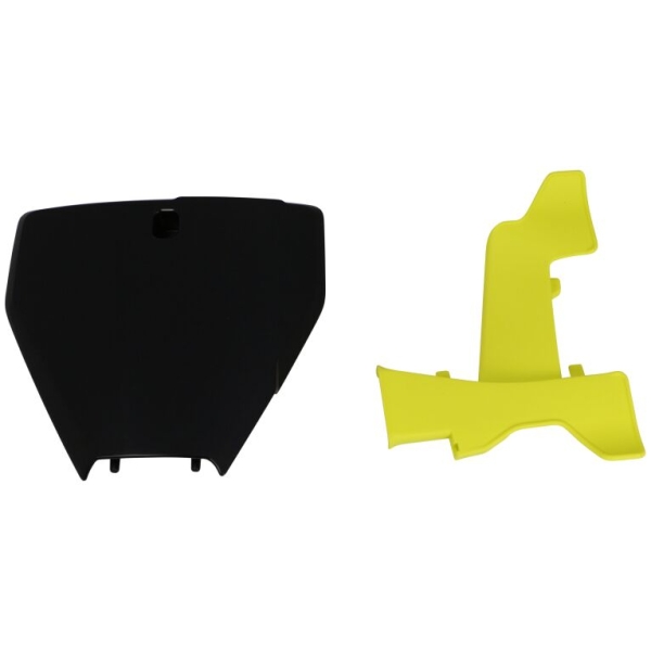 FRONT NUMBER PLATE FOR HUSQVARNA TC/FC BLACK