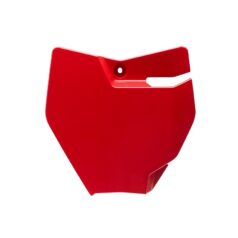 FRONT NUMBER PLATE MC65 21- RED