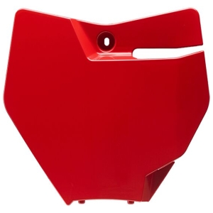 FRONT NUMBER PLATE MC85 21- RED