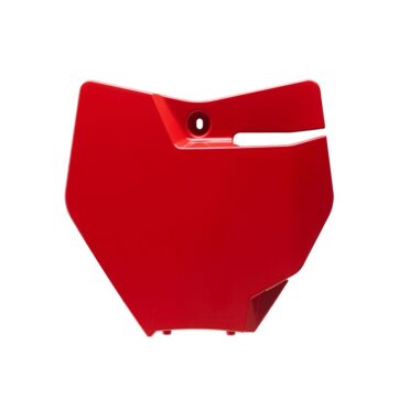 FRONT NUMBER PLATE MC85 21- RED