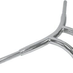 HANDLEBAR 1.5" SUPER RADIUS T-BAR CHROME
