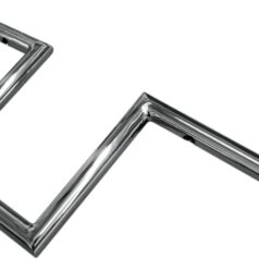 1" NARROW Z-BARS 8" RISE CHROME UNIVERSAL