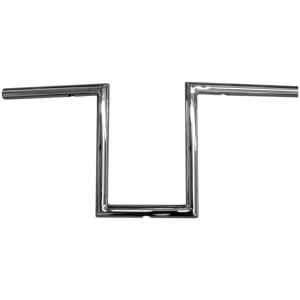 1" NARROW Z-BARS 10" RISE CHROME UNIVERSAL