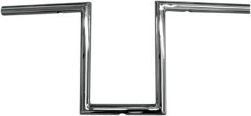 1" NARROW Z-BARS 10" RISE CHROME UNIVERSAL