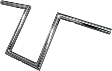 1" NARROW Z-BARS 10" RISE CHROME UNIVERSAL - Bild 2