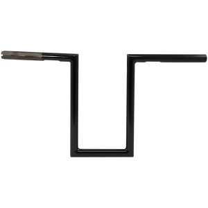 1" NARROW Z-BARS 12" RISE BLACK UNIVERSAL