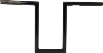 1" NARROW Z-BARS 12" RISE BLACK UNIVERSAL