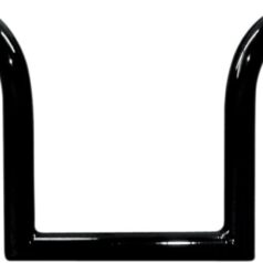1" NARROW BOURBON APE BARS 8" RISE BLACK UNIVERSAL