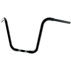 HANDLEBAR 1-1/4" x 14" APE HANGER W/ETC CONTROL BLACK