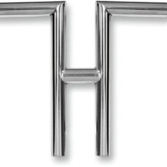 1.25" MITER T-BARS 12" TALL CHROME HD