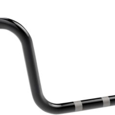 HANDLEBAR 1-1/4" BOBBER 10" APE HANGER BLACK