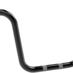 HANDLEBAR 1-1/4" BOBBER 12" APE HANGER BLACK