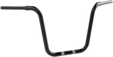 HANDLEBAR 1-1/4" BOBBER 14" APE HANGER BLACK