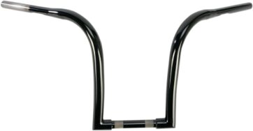 1-1/4" DIAMETER HANDLEBAR APE HANGER 12" BLACK