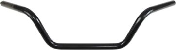 HANDLEBAR 1" LOW BUCKHORN BLACK TBW