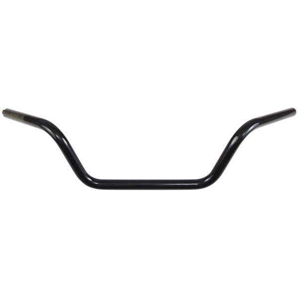 HANDLEBAR 1" LOW BUCKHORN BLACK TBW