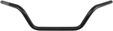 HANDLEBAR 1" LOW BUCKHORN FLAT BLACK TBW