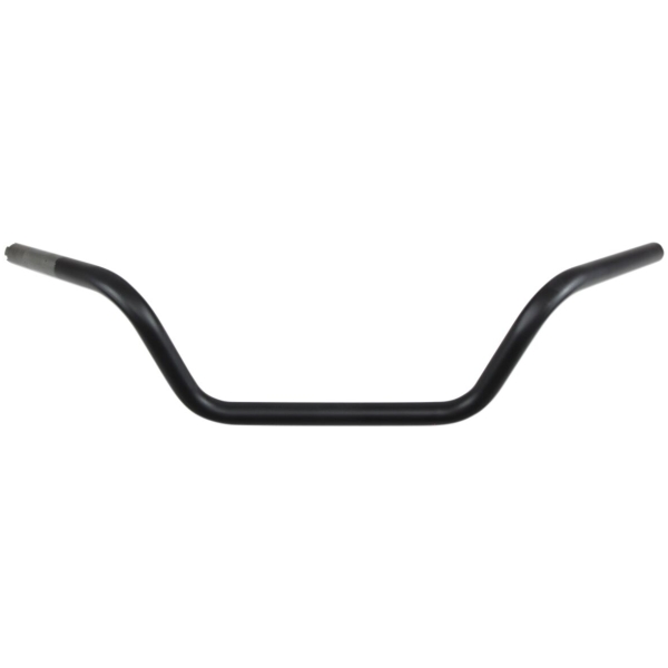 HANDLEBAR 1" LOW BUCKHORN FLAT BLACK TBW