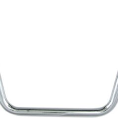 HANDLEBAR 1" HIGH BUCKHORN CHROME TBW