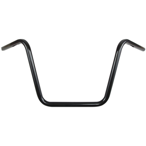 HANDLEBAR 1" HIGH BUCKHORN BLACK TBW