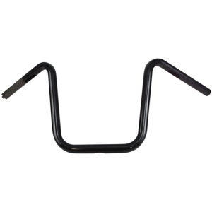 HANDLEBAR 1" NARROW GLIDE 12" APE HANGER BLACK TBW