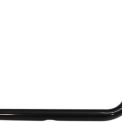 HANDLEBAR 1" DRILLED 12" APE HANGER WIDE BLACK TBW