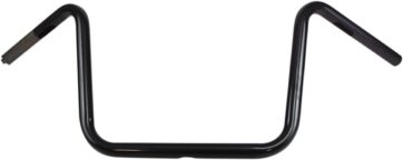 HANDLEBAR 1" DRILLED 12" APE HANGER WIDE BLACK TBW